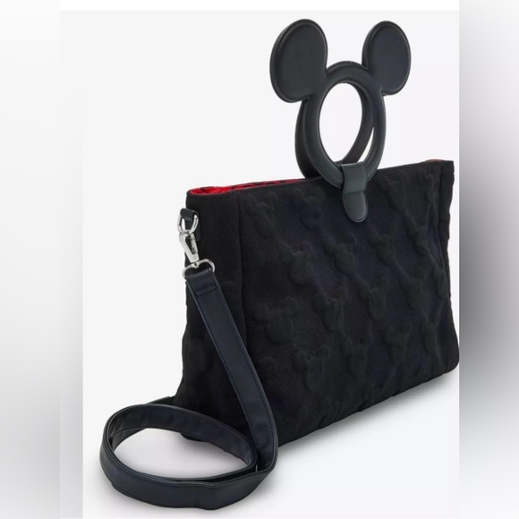 NWT Loungefly Disney Mickey Head Crossbody Satchel BoxLunch Exclusive - Picture 5 of 8